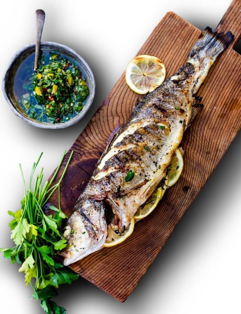 Grilled Branzino La Braise African Grill