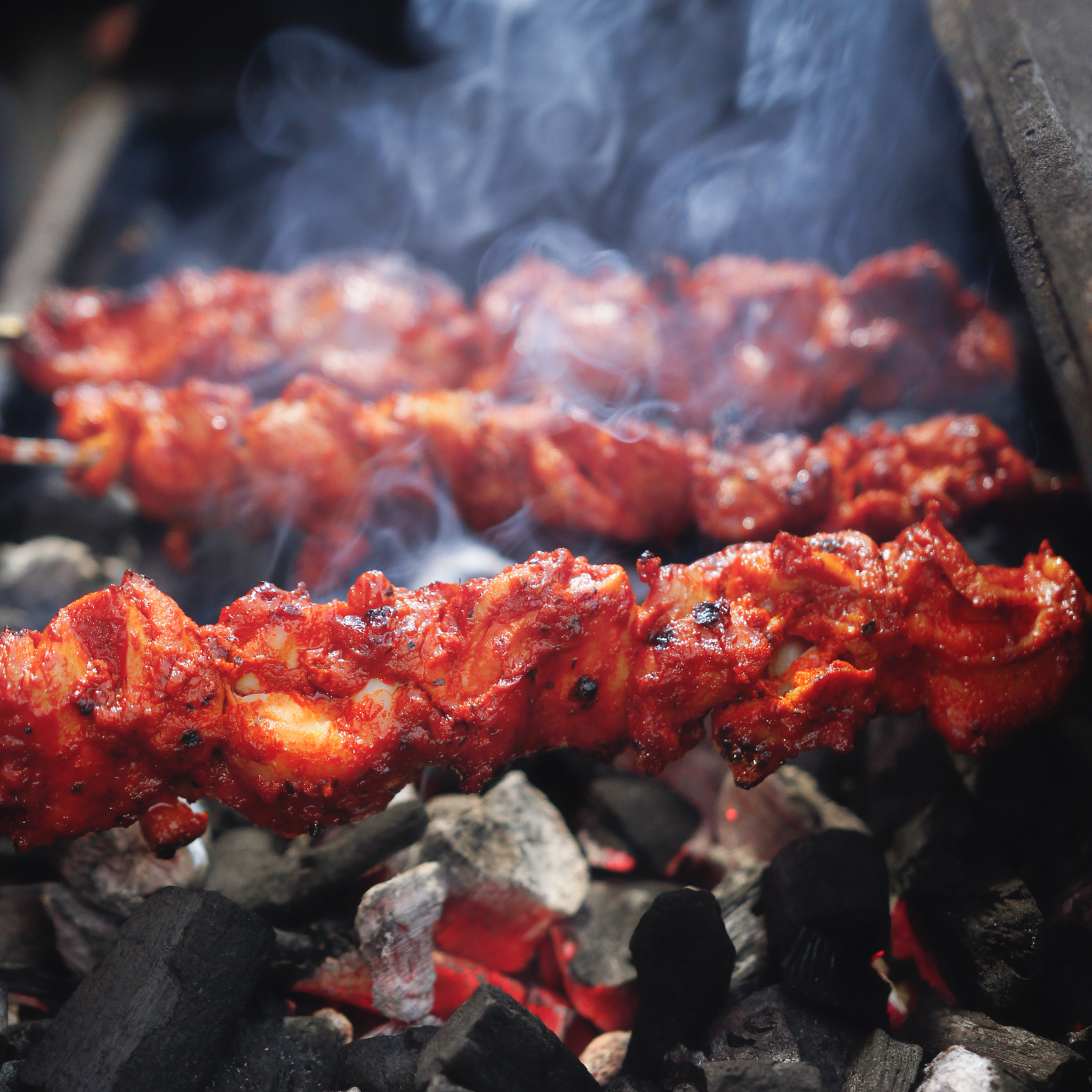 Hand-Skewered Chicken