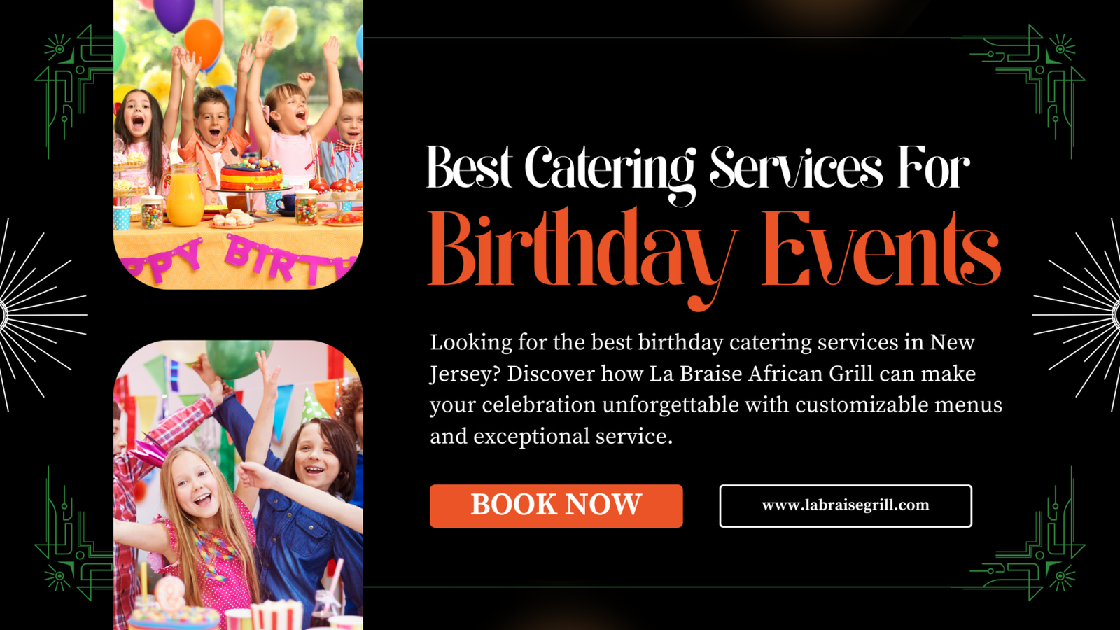 Best Birthday Catering Services in New Jersey 2024